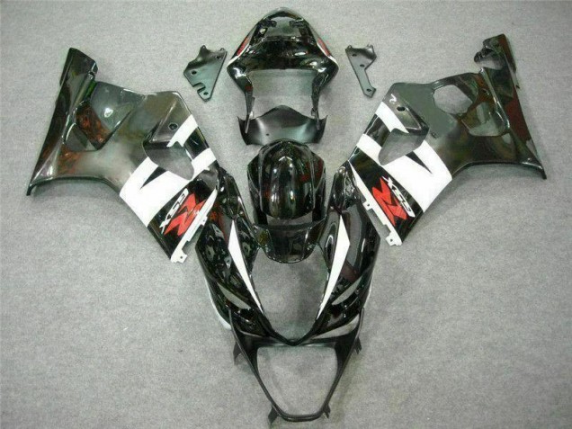 Blanc Noir Carénage Moto GSXR 1000 K3 2003-2004