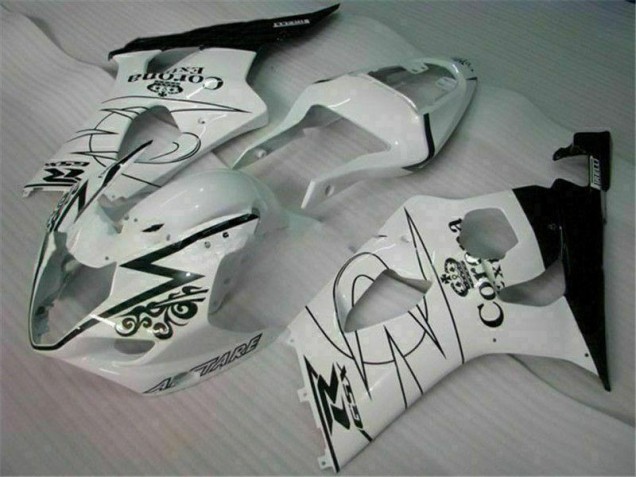 Blanc Carénage Moto GSXR 1000 K3 2003-2004