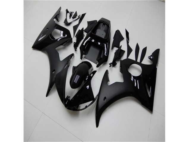 Brillant Noir Mat Carénage Moto R6 2003-2005 Brillant Noir Mat Carénage Moto R6 2003-2005