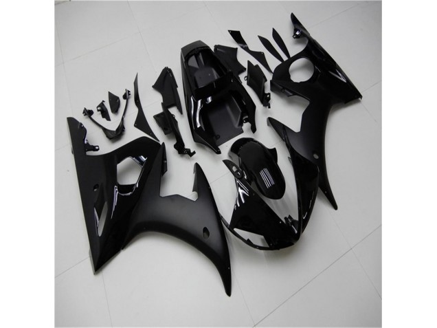 Brillant Noir Mat Carénage Moto R6 2003-2005 Brillant Noir Mat Carénage Moto R6 2003-2005