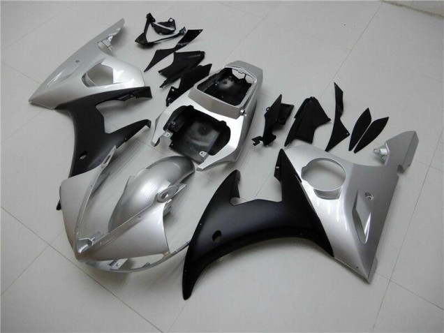 Argent Noir Carénage Moto R6 2003-2005 Argent Noir Carénage Moto R6 2003-2005