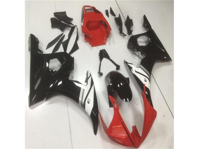 Rouge Noir Blanc Carénage Moto R6 2003-2005