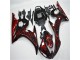 Noir Rouge Flamme Carénage Moto R6 2003-2005 Noir Rouge Flamme Carénage Moto R6 2003-2005