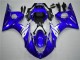 Bleu Blanc Kit Carénages Motos Complet R6 2003-2005 Bleu Blanc Kit Carénages Motos Complet R6 2003-2005