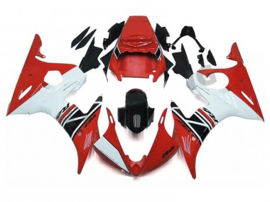 Rouge Blanc Noir Carénage Moto R6 2003-2005
