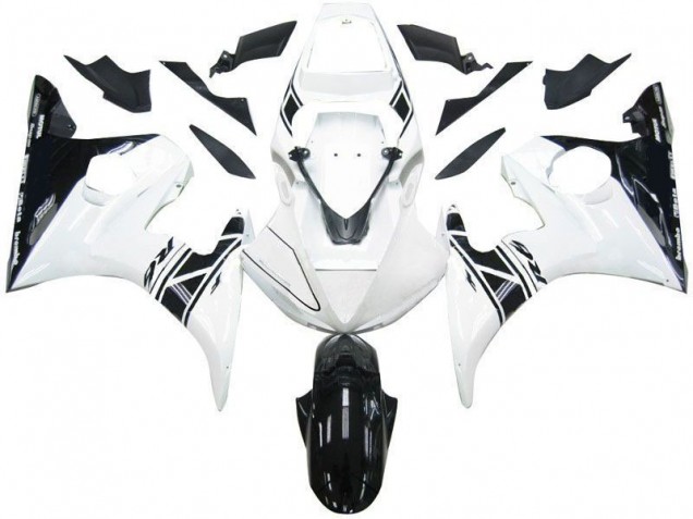 Noir Blanc Tribal Carénage Moto R6 2003-2005 Noir Blanc Tribal Carénage Moto R6 2003-2005
