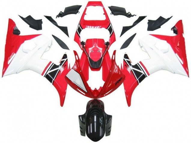 Rouge Blanc Noir Carénages Moto R6 2003-2005 Rouge Blanc Noir Carénages Moto R6 2003-2005