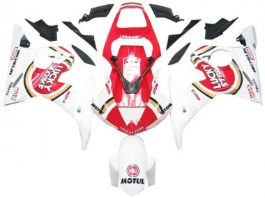 Blanc Rouge Lucky Strike Carénage Moto R6 2003-2005