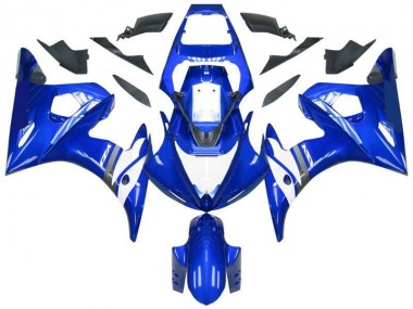 Bleu Blanc Carénage Moto R6 2003-2005