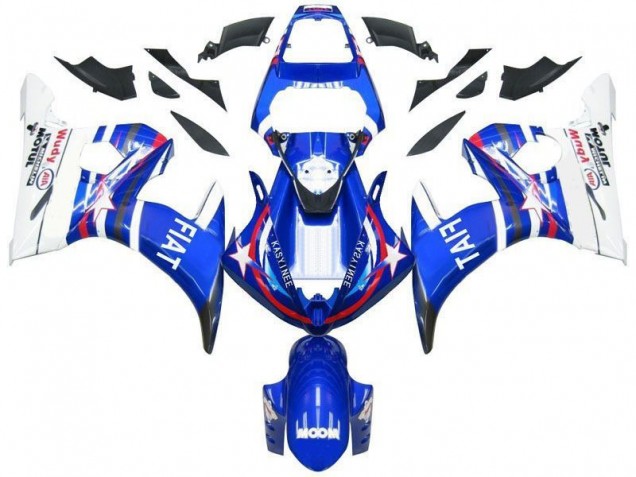 Bleu Star Fiat Carénage Moto R6 2003-2005 Bleu Star Fiat Carénage Moto R6 2003-2005