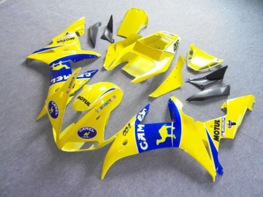 Jaune Bleu Motul Camel Carénage Moto R6 2003-2005