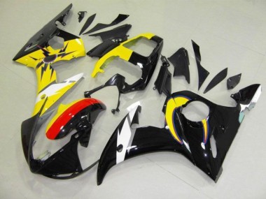 Moon Noir Jaune Carénage Moto R6 2003-2005