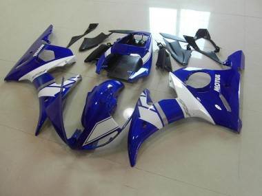 Bleu Blanc Carénages Moto R6 2003-2005