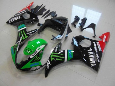 Vert Monster Carénage Moto R6 2003-2005