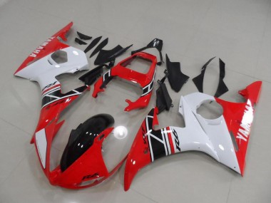 Rouge et Blanc et Noir Carénage Moto R6 2003-2005