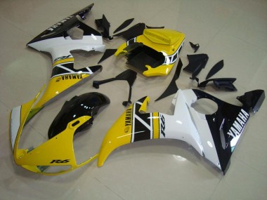 Jaune Anniversary Carénage Moto R6 2003-2005