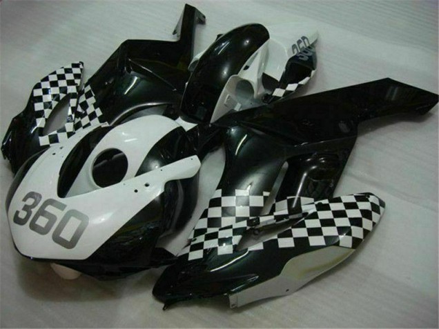 Blanc Noir Carénages Moto CBR 1000 RR 2004-2005 Blanc Noir Carénages Moto CBR 1000 RR 2004-2005