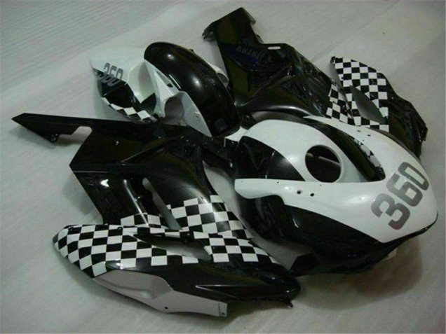 Blanc Noir Carénages Moto CBR 1000 RR 2004-2005 Blanc Noir Carénages Moto CBR 1000 RR 2004-2005