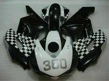 Blanc Noir Carénages Moto CBR 1000 RR 2004-2005
