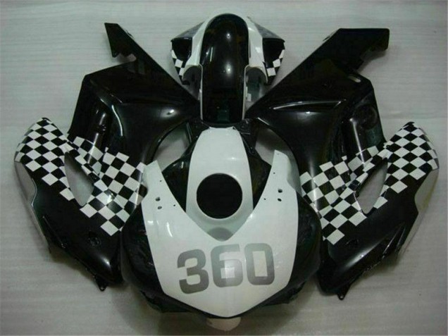 Blanc Noir Carénages Moto CBR 1000 RR 2004-2005 Blanc Noir Carénages Moto CBR 1000 RR 2004-2005