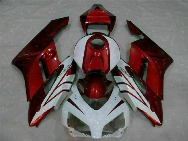 Blanc Rouge Carénage Moto CBR 1000 RR 2004-2005