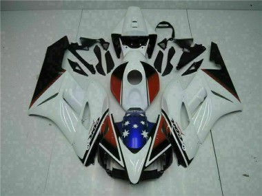 Blanc Noir Kit Carénages Motos Complet CBR 1000 RR 2004-2005