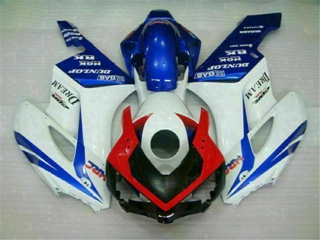 Bleu Blanc Carénages Moto CBR 1000 RR 2004-2005