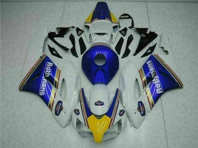 Bleu Blanc Kit Carénages Motos Complet CBR 1000 RR 2004-2005