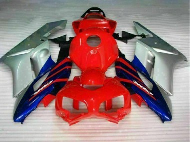 Rouge Argent Bleu Carénage Moto CBR 1000 RR 2004-2005