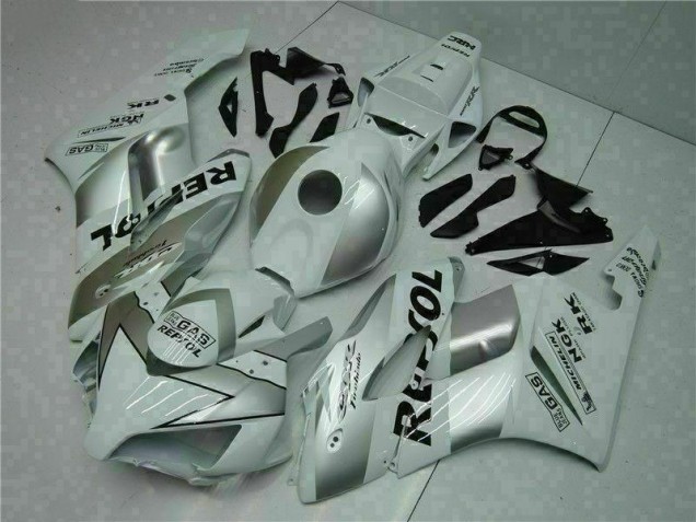 Argent Blanc Repsol Carénages Moto CBR 1000 RR 2004-2005 Argent Blanc Repsol Carénages Moto CBR 1000 RR 2004-2005