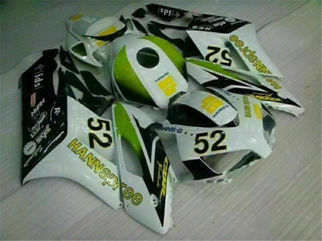 Blanc Vert Hannspree 52 Carénage Moto CBR 1000 RR 2004-2005