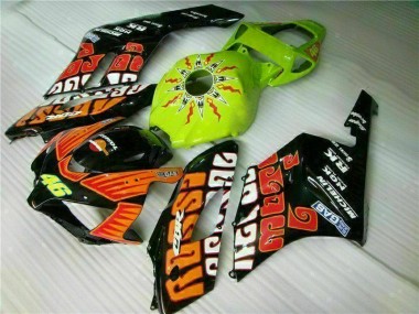 Orange Vert Carénage Moto CBR 1000 RR 2004-2005
