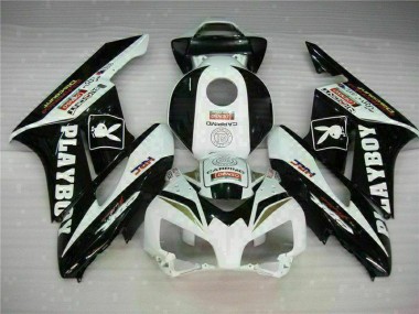 Noir Blanc Carénages Moto CBR 1000 RR 2004-2005