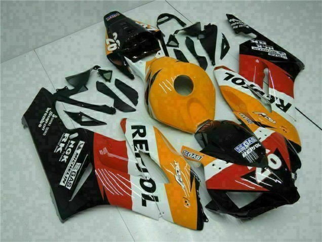 Orange Noir Repsol Carrosserie Moto CBR 1000 RR 2004-2005 Orange Noir Repsol Carrosserie Moto CBR 1000 RR 2004-2005