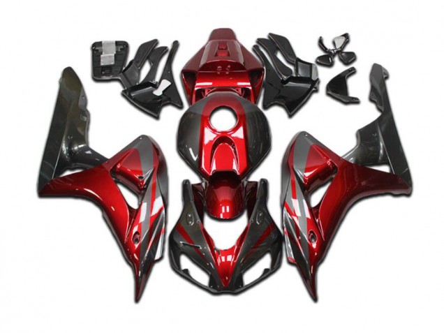 Rouge Bonbon Gris Noir Carénage Moto CBR 1000 RR 2004-2005 Rouge Bonbon Gris Noir Carénage Moto CBR 1000 RR 2004-2005