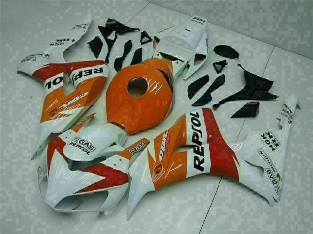 Orange Blanc Repsol Carénage Moto CBR 1000 RR 2004-2005