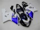 Blanc Bleu Carénage Moto GSXR 600 / 750 K4 2004-2005 Blanc Bleu Carénage Moto GSXR 600 / 750 K4 2004-2005