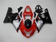 Rouge Noir Carénage Moto GSXR 600 / 750 K4 2004-2005 Rouge Noir Carénage Moto GSXR 600 / 750 K4 2004-2005