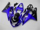 Bleu Noir Carénages Moto GSXR 600 / 750 K4 2004-2005 Bleu Noir Carénages Moto GSXR 600 / 750 K4 2004-2005