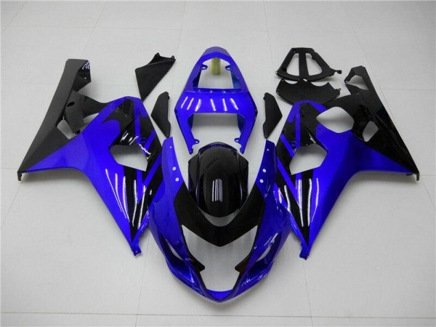 Bleu Noir Carénages Moto GSXR 600 / 750 K4 2004-2005 Bleu Noir Carénages Moto GSXR 600 / 750 K4 2004-2005