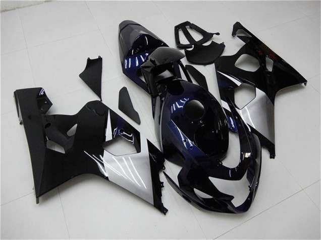Bleu Argent Carénage Moto GSXR 600 / 750 K4 2004-2005 Bleu Argent Carénage Moto GSXR 600 / 750 K4 2004-2005