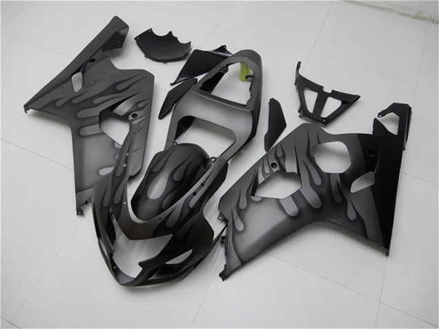 Noir Gris Carénage Moto GSXR 600 / 750 K4 2004-2005 Noir Gris Carénage Moto GSXR 600 / 750 K4 2004-2005