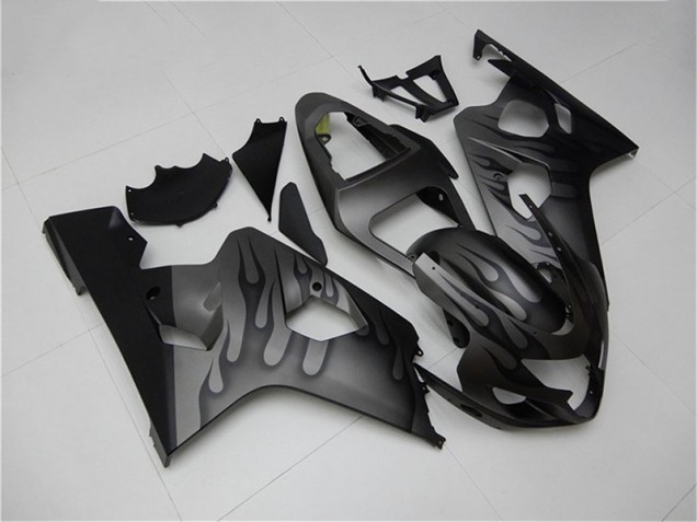Noir Gris Carénage Moto GSXR 600 / 750 K4 2004-2005 Noir Gris Carénage Moto GSXR 600 / 750 K4 2004-2005