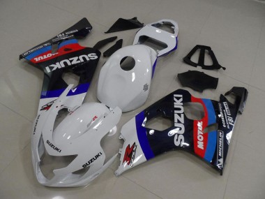 Blanc Bleu Motul Carénage Moto GSXR 750 K4 2004-2005
