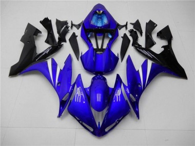 Bleu Noir Carénage Moto R1 2004-2006
