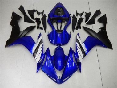 Bleu Blanc Noir Carénage Moto R1 2004-2006