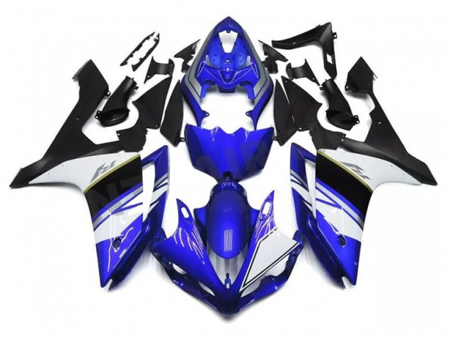 Bleu Blanc Noir Carénages Moto R1 2004-2006