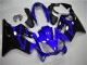 Bleu Noir Carénage Moto CBR 600 F4i 2004-2007
