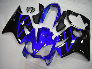 Bleu Noir Carénage Moto CBR 600 F4i 2004-2007