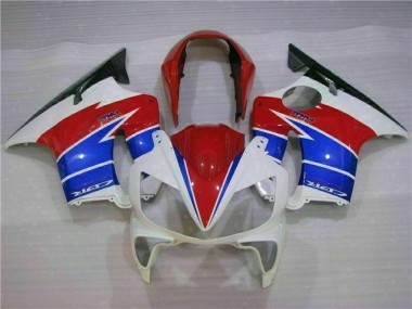 Blanc Rouge Carénage Moto CBR 600 F4i 2004-2007